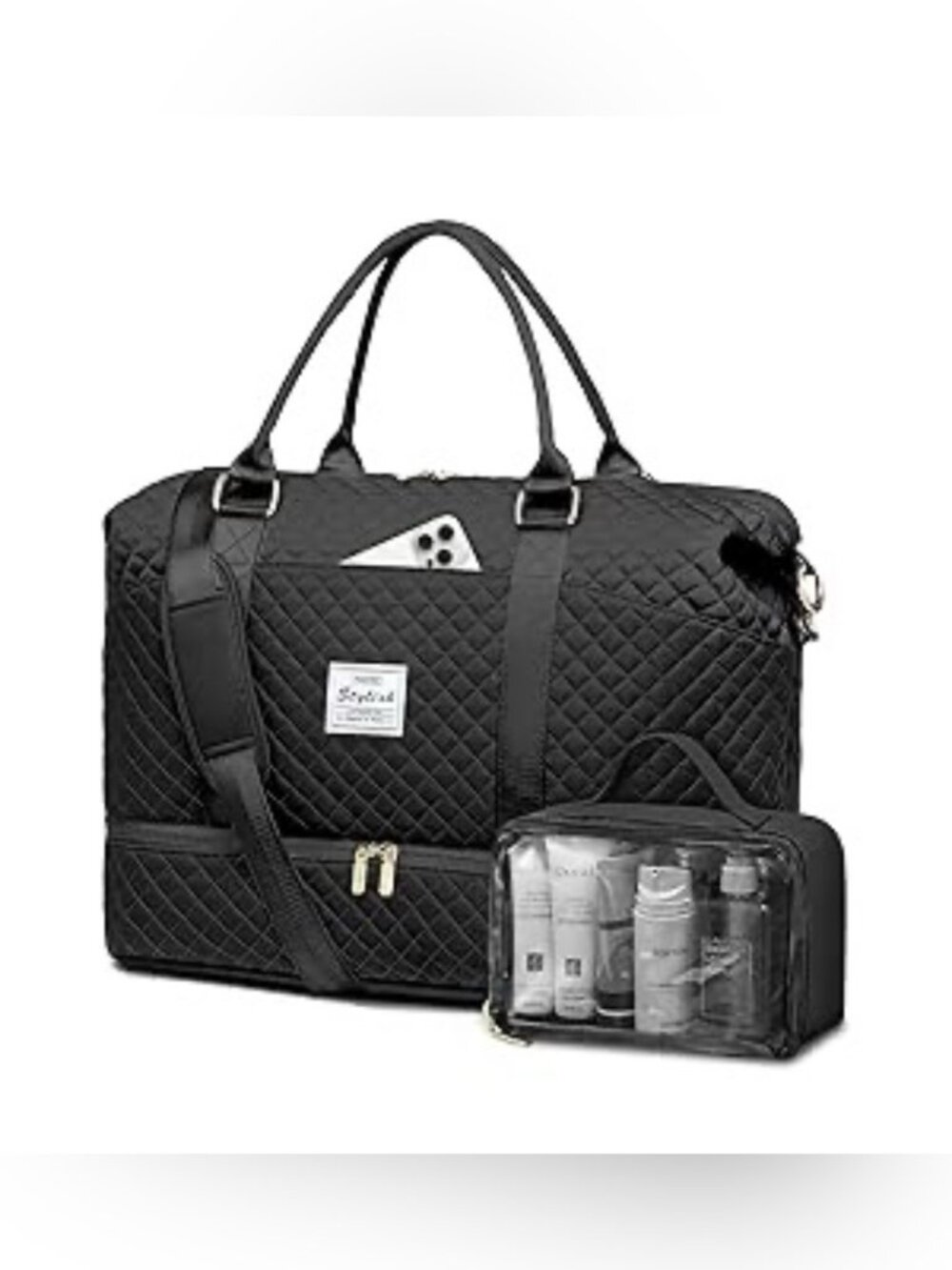 Stylish Weekender Tote Travel Duffle Bag